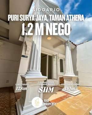 Rumah Mewah di Puri Surya Jaya Taman AthenaSidoarjo gedangan lokasi di Puri Surya Jaya Taman Athena – Sidoarjo gedangan, tersedia melalui melalui situs Olx