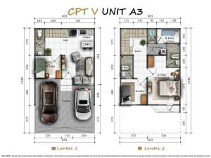 Rumah Mewah Dua Lantai Akses dua Mobil di Cempaka putih Jakarta lokasi di Jakarta Pusat, tersedia melalui melalui situs Olx