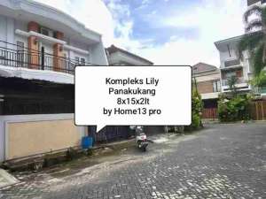 Rumah Panakukang Kompleks Lily depan Mall, dekat Pettarani Hertasning Boulevard lokasi di Makassar Kota, tersedia melalui melalui situs Olx