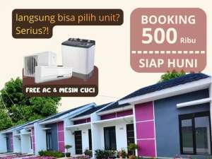 RUMAH PROGRAM PAK PRABOWO TANPA DP FREE AC DAN MESIN CUCI lokasi di Karawang Kab., tersedia melalui melalui situs Olx