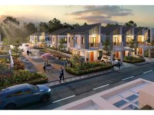 Rumah Resort Tepi Danau di Podomoropark Buahbatu Cluster Brahmapuri Bernuansa Art Deco Bandoeng Tempo Doeloe lokasi di Bandung Kota, tersedia melalui melalui situs Olx