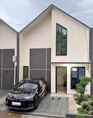 Rumah Scandinavian mezanine 3 menit ke gerbang tol sawangan lokasi di Jakarta Timur, tersedia melalui melalui situs Olx