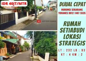 Rumah Setiabudi Lokasi Strategis lokasi di Jakarta Selatan, tersedia melalui melalui situs Olx