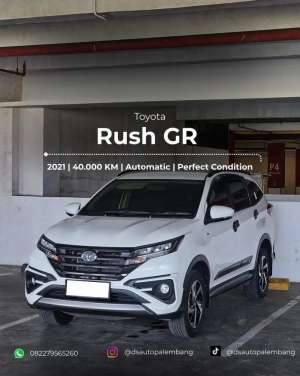 Jual bekas Rush GR Matic 2021,lokasi di Palembang Kota