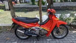 Jual bekas Satria 2tak 1999 pajak on mesin gurih renyah,lokasi di Semarang Kota