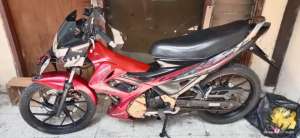 Jual bekas Satria Fu 2010 merah hitam,lokasi di Cimahi Kota