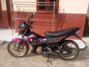 Jual bekas Satria Fu 2015 pajak Depok off 2024,lokasi di Depok Kota