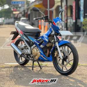 Jual bekas SATRIA FU CBU BIRU 2005 ORIGINALRESTORASI,lokasi di Tangerang Selatan Kota