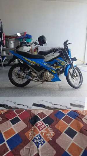 Jual bekas Satria Fu tahun 2013,lokasi di Batubara Kab.