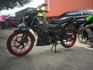 Jual bekas Satria injeksi 2018 black predator,lokasi di Tangerang Kab.