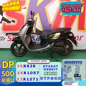 Jual bekas SCOOPY 2024 DP 500 CASHCREDIT,lokasi di Jakarta Selatan