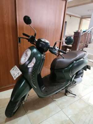 Jual bekas Scoopy hijau keyless gbm bisa tunai atau kredit,lokasi di Sleman Kab.