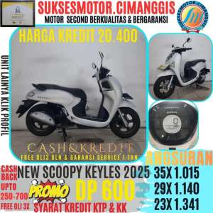 Jual bekas SCOOPY PRESTIGE DP 600 CASHBACK UPTO700RBU FREEOLI3X SUKSESMOTOR,lokasi di Depok Kota
