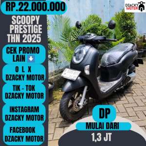 Jual bekas SCOOPY PRESTIGE THN 2025 SECOND LIKE NEW,lokasi di Tangerang Kota