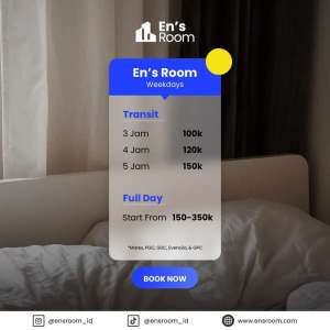 Senin Staycation Green Pramuka City EnsRoom lokasi di Jakarta Pusat, tersedia melalui melalui situs Olx