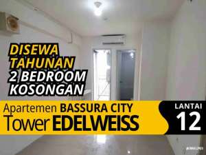 Sewa 2 Bedroom Kosongan Free IPL Lantai 12 Apartemen Bassura City lokasi di Jakarta Timur, tersedia melalui melalui situs Olx