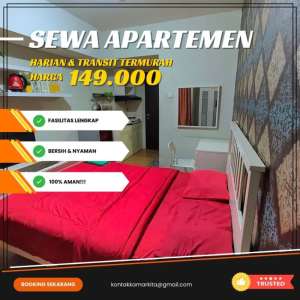 Sewa Apartemen Jakarta Selatan Kalibata City HarianTransit Termurah lokasi di Jakarta Selatan, tersedia melalui melalui situs Olx