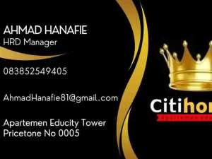 sewa harian mingguan studio apartemen educity by citihome lokasi di Surabaya Kota, tersedia melalui melalui situs Olx