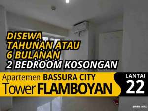 Sewa Kosongan 2 Bedroom Lantai 27 Tower Flamboyan Apartemen Bassura City lokasi di Jakarta Timur, tersedia melalui melalui situs Olx