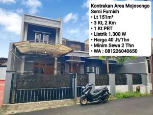 Sewa Rumah Area Mojosongo, Dekat Dr. Moewardi, Dr. Oen Kandang Sapi, Kampus UNS Jebres lokasi di Surakarta Kota, tersedia melalui melalui situs Olx