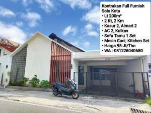 Sewa Rumah Full Furnish Area Dekat Manahan, Non Perumahan, Dekat Manahan, Purwosari, Laweyanan lokasi di Surakarta Kota, tersedia melalui melalui situs Olx