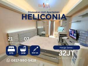 Sewa tahunan apartemen Bassura City tower Heliconia lokasi di Jakarta Timur, tersedia melalui melalui situs Olx