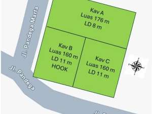SHM 176m2 Pogung Sinduadi Dekat Jl Monjali, Ringroad Utara, UGM Jogja lokasi di Yogyakarta Kota, tersedia melalui melalui situs Olx