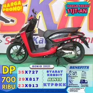 Jual bekas Spesial ramadhan genio 2021 syarat KTP dan KK proses 1 hari,lokasi di Bogor Kab.