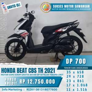 Jual bekas SUKSES MOTOR GARANSI MESIN, GARANSI SERVICE FREE OLI 3X,lokasi di Depok Kota