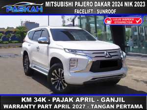 Jual bekas Sunroof Km34rb Ganjil Bunga4 MITSUBISHI Pajero Dakar 2024 nik 2023,lokasi di Jakarta Barat
