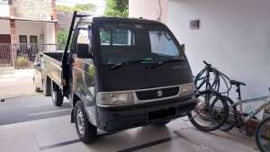 Jual bekas Suzuki Carry Futura Pickup hitam 2016,lokasi di Bekasi Kab.