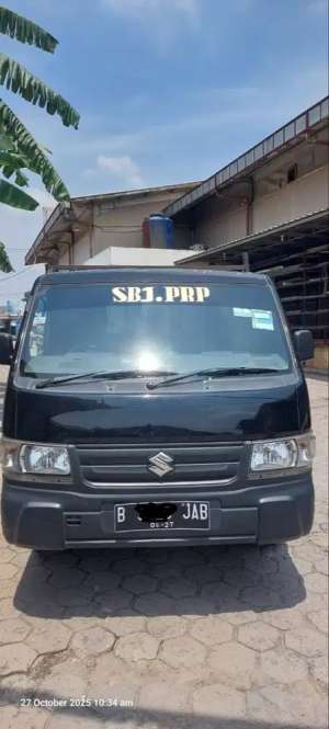 Jual bekas Suzuki Carry Pickup 2022 HitamKM Sangat Rendah,lokasi di Tangerang Kab.