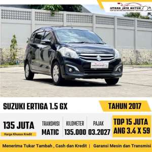 Jual bekas SUZUKI ERTIGA GX AT 2017,lokasi di Tangerang Kota