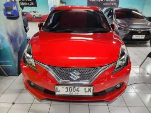 Jual bekas SUZUKI NEW BALENO 1.5 MANUAL 2018 FACELIFT MERAH SURABAYA,lokasi di Surabaya Kota
