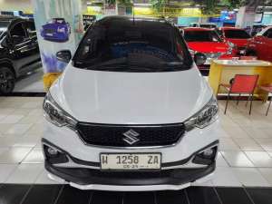Jual bekas SUZUKI NEW ERTIGA 1.5 CRUISE HYBRID MATIC TWOTONE FACELIFT 2024 PUTIH,lokasi di Surabaya Kota