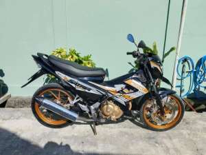 Jual bekas Suzuki Satria F 150cc tahun 2014 mesin halus siap pakai plat 2028,lokasi di  ,Tangerang Kota