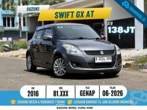 Jual bekas Suzuki Swift GX 1.4 AT 2016,lokasi di Tangerang Kota