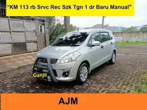 Jual bekas Szk Ertiga GX Km 113 rb Srvc RecSzk 2014 Manual Tgn 1 dr Baru,lokasi di Jakarta Barat