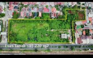Tanah 1.5 Ha Sebrang Stasiun Cakung 500 meter Ke Pintu Tol lokasi di Bekasi Kota, tersedia melalui melalui situs Olx