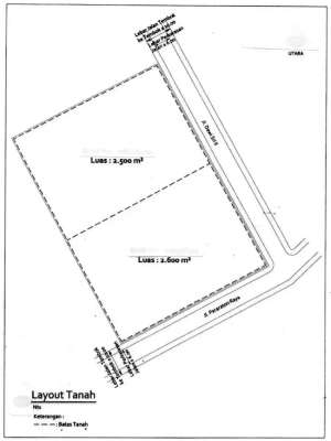 Tanah 51 are Pararaton lokasi di Kab. Badung, tersedia melalui melalui situs Olx