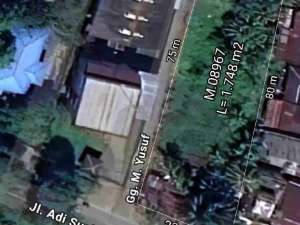 Tanah Adisucipto 23x75 lokasi di Pontianak Kota, tersedia melalui melalui situs Olx