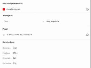 tanah bagus di Padang linjong dekat pantai lokasi di Kab. Badung, tersedia melalui melalui situs Olx