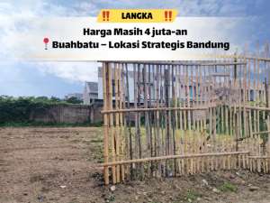 Tanah Buahbatu Harga 4 Jutam lokasi di Bandung Kota, tersedia melalui melalui situs Olx