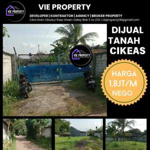 Tanah cikeas gunung putri akses mobil lokasi di Bogor Kab., tersedia melalui melalui situs Olx