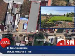 Tanah Cocok utk Gudang atau Workshop lokasi di Singkawang Kota, tersedia melalui melalui situs Olx