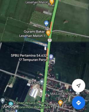 Tanah dan Gudang lokasi strategis Ngawi Dekat TOL lokasi di Ngawi Kab., tersedia melalui melalui situs Olx