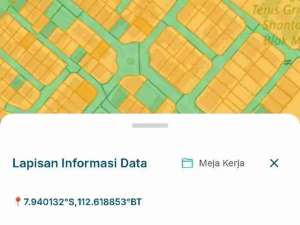 Tanah Dekat Kampus Brawijaya Luas 126 Meter di Griya Shanta Eksekutif Sukarno Hatta Malang lokasi di Malang Kota, tersedia melalui melalui situs Olx
