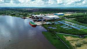 Tanah Desa kapur samping Dok kapal lokasi di Pontianak Kota, tersedia melalui melalui situs Olx