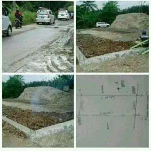 tanah di jalan raya pusdiklat lokasi di Curug, tersedia melalui melalui situs Olx