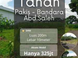 Tanah dijual di asrikaton SHM Lt196 dekat bandara exit Tol 325jt lokasi di Malang Kab., tersedia melalui melalui situs Olx